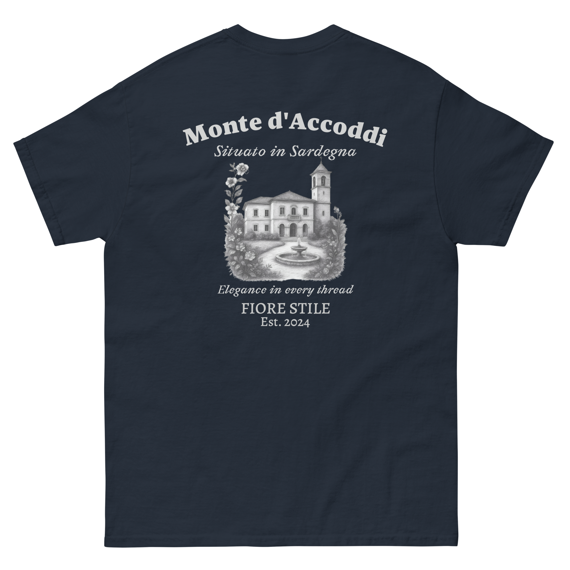 FIORE STILE Monte d'Accoddi T-Shirt - Italian Heritage Graphic Tee Collection