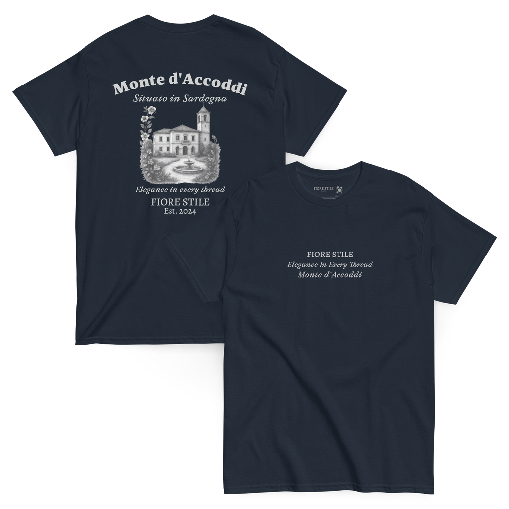 FIORE STILE Monte d'Accoddi T-Shirt - Italian Heritage Graphic Tee Collection