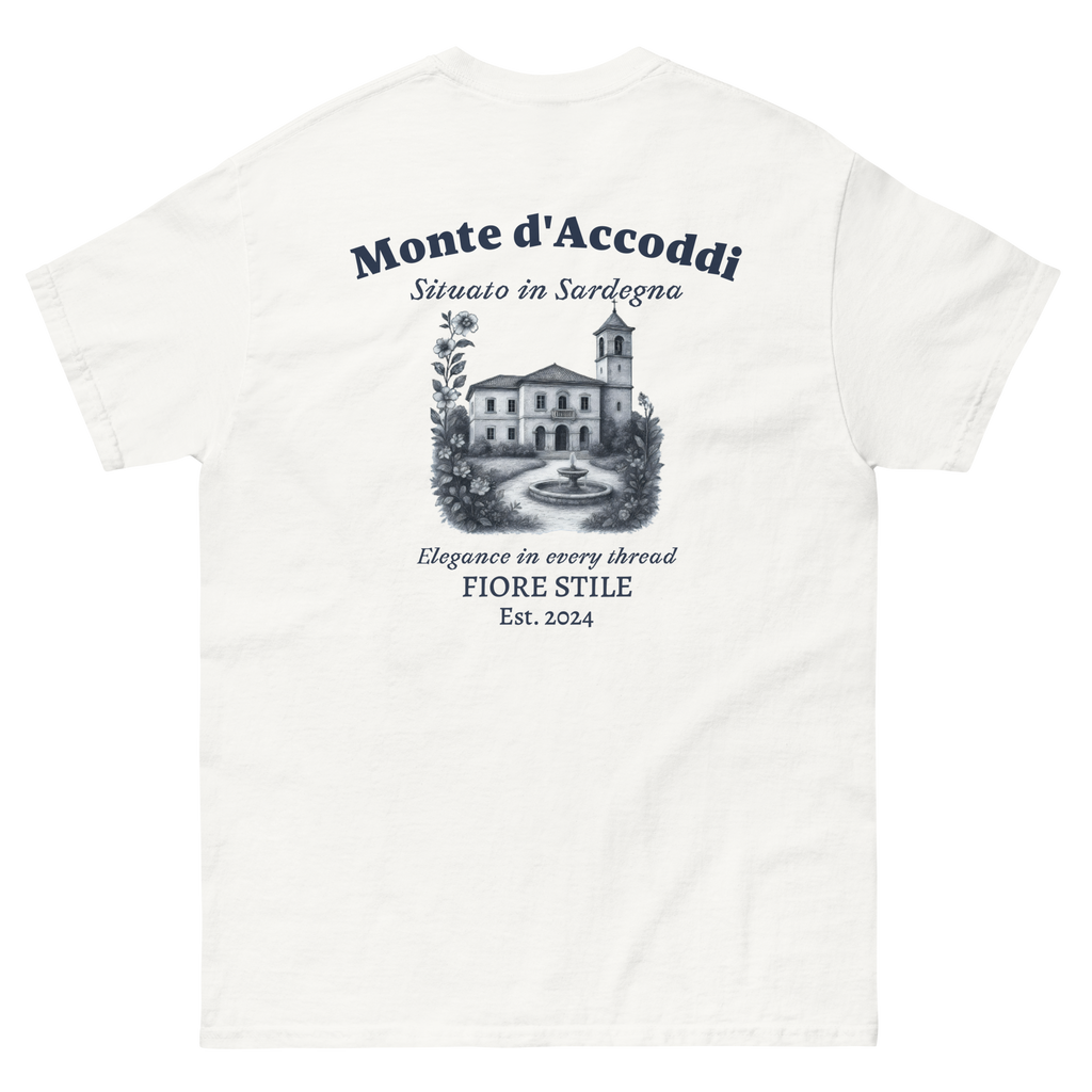 FIORE STILE Monte d'Accoddi T-Shirt - Italian Heritage Graphic Tee Collection